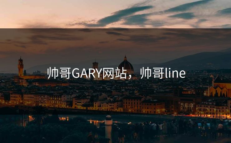 帅哥GARY网站，帅哥line